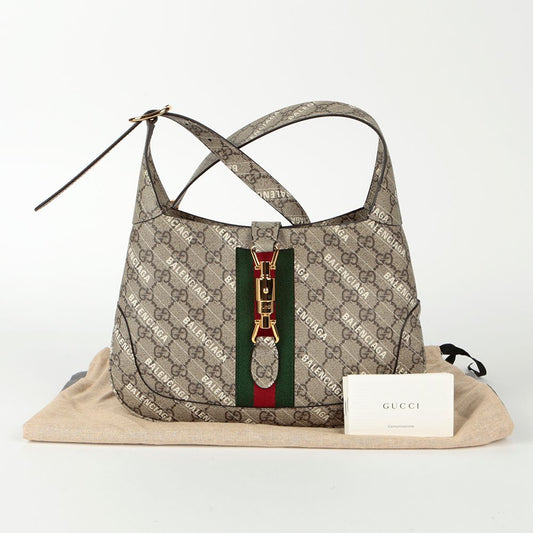 GUCCI 636706 ハッカープロジェクト ジャッキー 1961 スモール ホーボー ショルダーバッグ 100772462