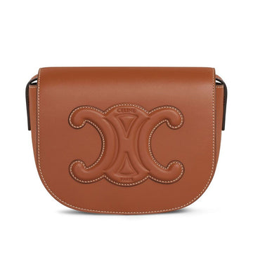 Celine Smooth Calfskin Polka Leather Triomphe Tan 198263DU3 04LU 101473925