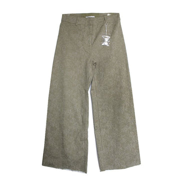 MaxMara Intrend Olive Green Floral Print Pants 77 101519444