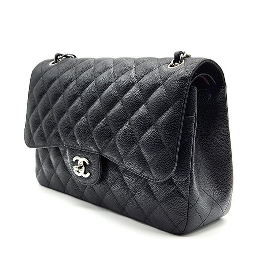 CHANEL キャビア クラシック ジャンボ L629851 101561108