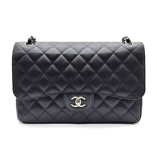 CHANEL キャビア クラシック ジャンボ L561490 101561180