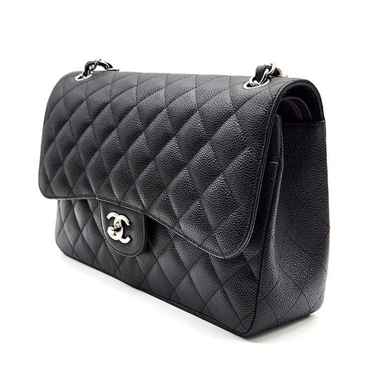 CHANEL キャビア クラシック ジャンボ L561490 101561180