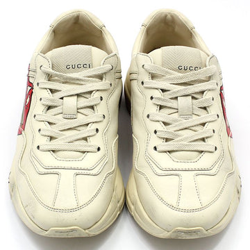 GUCCI Raiton Dirty Lips Leder Sneaker 34.5 552093 101631408