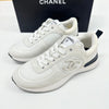 CHANEL Damen Sneaker Tennis mit CC-Logo Weiß G38800 101632086 [P]