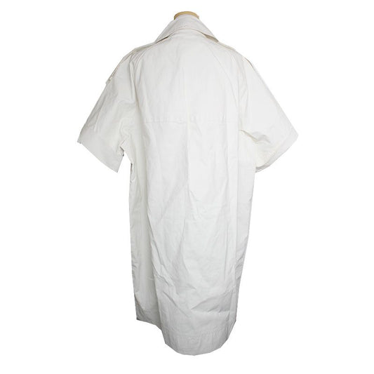MaxMara Intrend White Coated Linen Trench Coat 66, 77 101823818