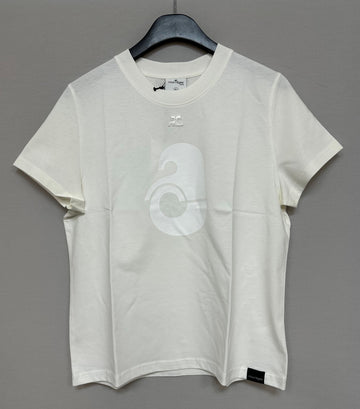 COURREGES ロゴプリント半袖Tシャツ 77 101907455