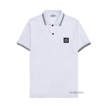 STONE ISLAND Polo-Shirt mit Logo-Patch für Kinder (erwachsen tragbar) 801621348 V1001 (SKU) 14 101934771