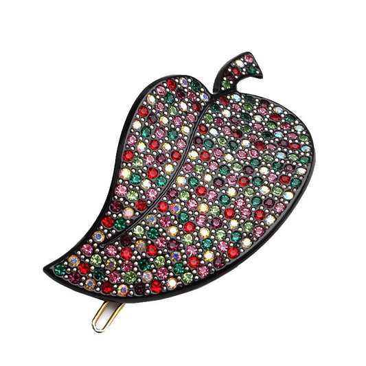 Other Brand Two Eye Crystal Leaf Hairpin 102034575