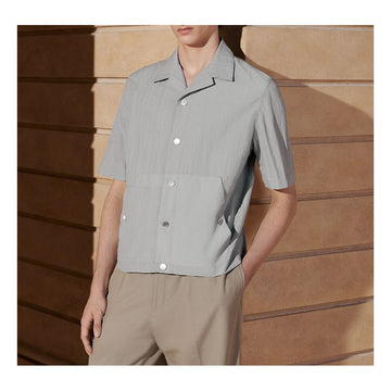 HERMES メンズ 半袖 オーバーシャツ H452400HG5K48 102147777