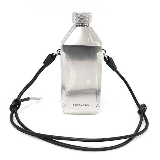 Givenchy 4G FLASK Water Bottle in Silver Aluminum + Limited 4G Black Cover 102152732