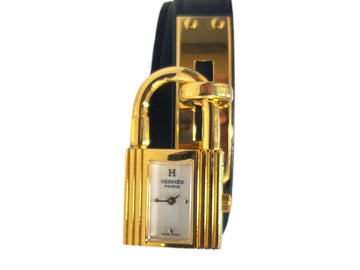 HERMES ケリー ゴールド ダブル ストラップ レディース ウォッチ 20mm 102256352