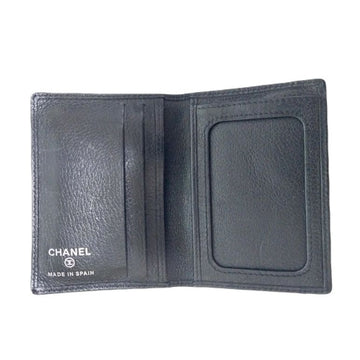 CHANEL CC Logo Black Leather Card Holder 29 Series 102259941