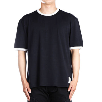 Thom Browne 24FW Men's Ringer Short Sleeve T-Shirt 102264253