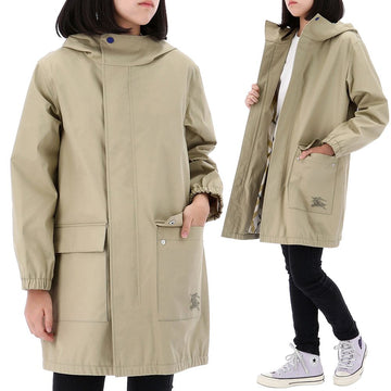BURBERRY 10歳 キッズ ガバーディン パーカー コート 8094131 B7311-K 102257811