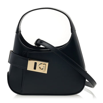 SALVATORE FERRAGAMO 21 5943 NERO Crossbody Bag 102395472