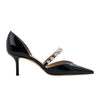 Jimmy Choo BLACK WHITE Women's Pumps 65 103186345 [P]