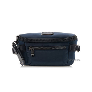 Tumi Navy Nylon Belt Bag for Men 103208181