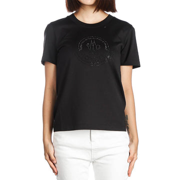 MONCLER 女性用半袖Tシャツ 24FW (8C00017 829FB 999) 103641846