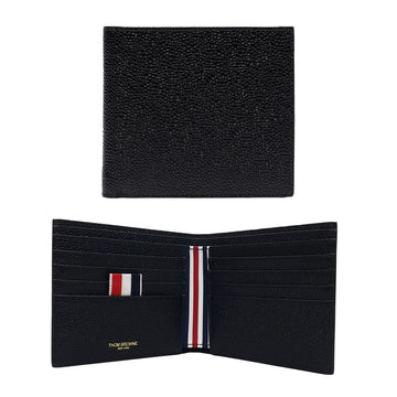 Thom Browne Three Stripe Tab Pebble Grain Wallet 11x10 103860641