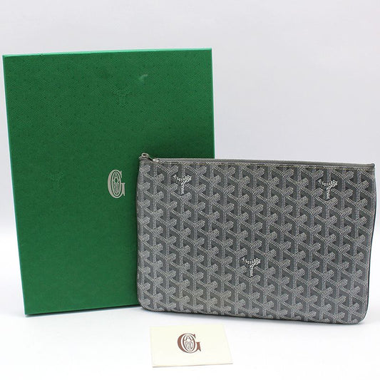 Goyard Gray Sena MM Clutch 103866430