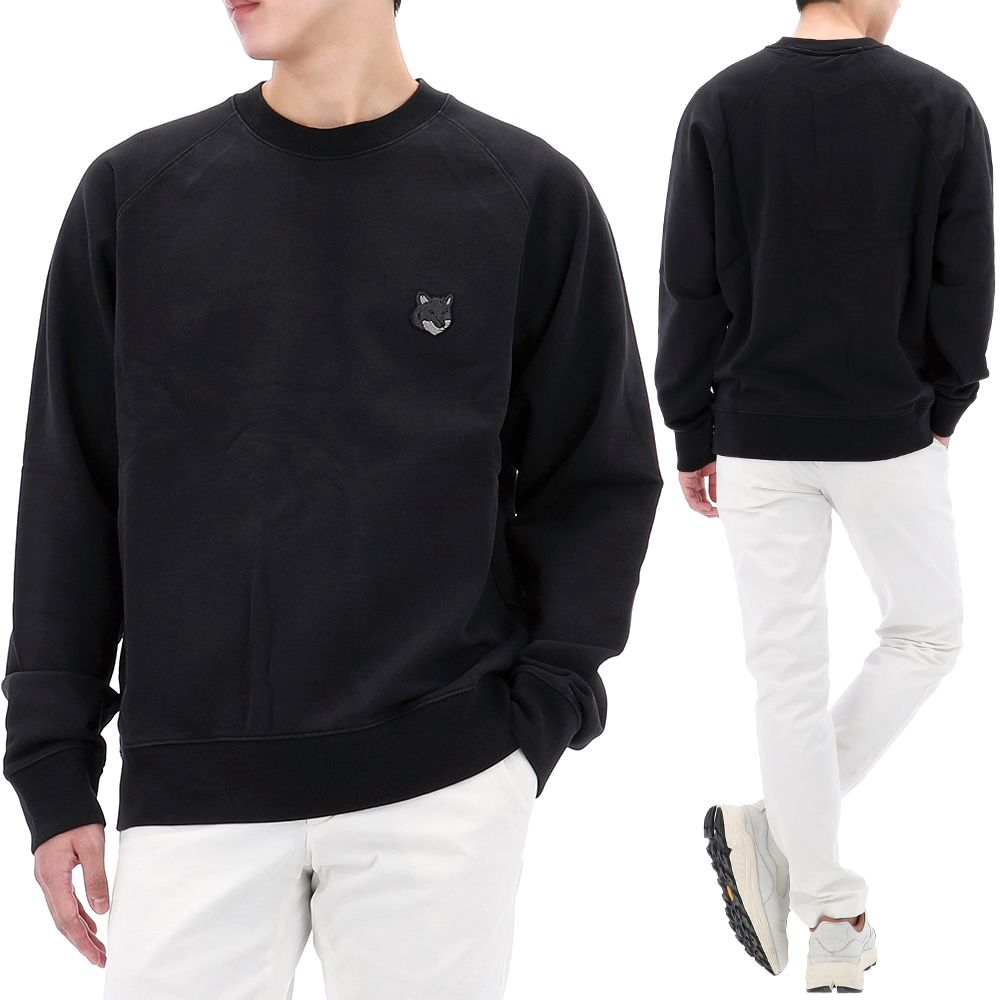 Maison Kitsune Bold Fox Head Patch Oversized Sweatshirt 103861926