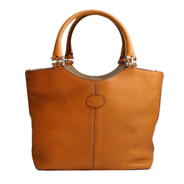 TODS オレンジレザートート兼クロスバッグ 103872589