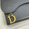 Dior Christian Accordion Black Card Holder 103960551 [P]