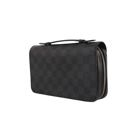 Louis Vuitton N41503 Damier Graphite Canvas Zippy XL Clutch 33270-1 104014654