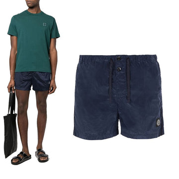 STONE ISLAND Logo Schwimm Shorts 1015B0643 A0020 45767874