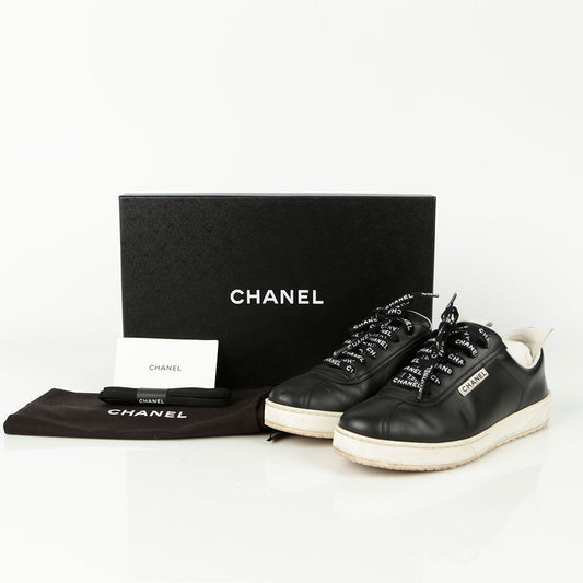 CHANEL G34085 Sneakers mit Schnürsenkeln 37.5 102128132