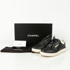 CHANEL Lace-Up Sneakers 37.5 102128132 [P]