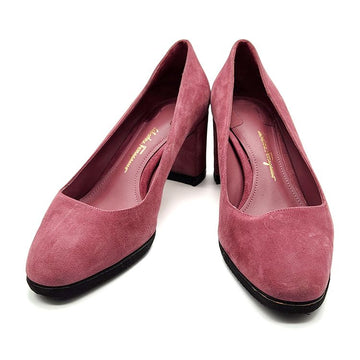 SALVATORE FERRAGAMO スエードパンプス L400364 104778924