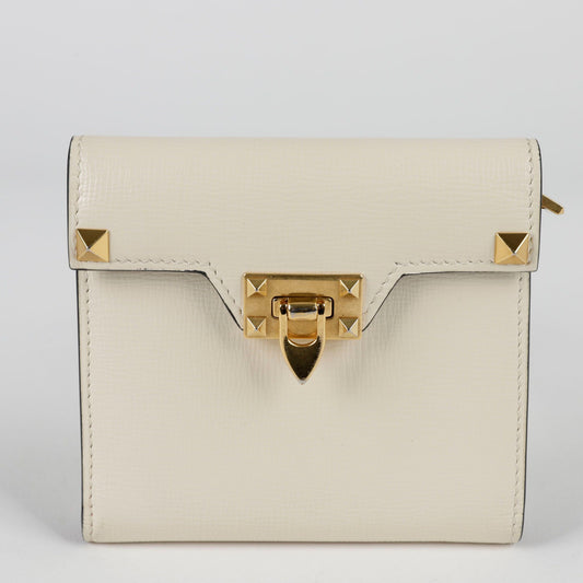 Valentino Rockstud Compact Wallet 0P0W69XVD 103680176