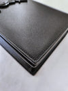 Saint Laurent Monogram Flap Clutch Black 400409 105366524 [P]