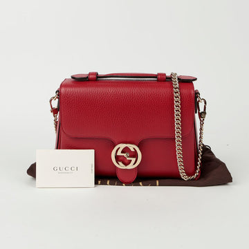 GUCCI インターロッキング トップハンドル トートショルダーバッグ 510302 103950406