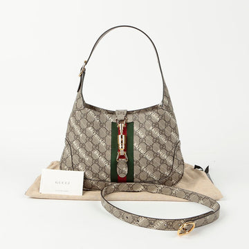 GUCCI 636706 ハッカープロジェクト ジャッキー 1961 スモール ホーボー ショルダーバッグ 105367218