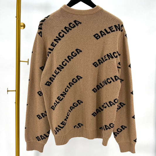 Balenciaga Multi-Logo Knit Sweater 547831 105622516