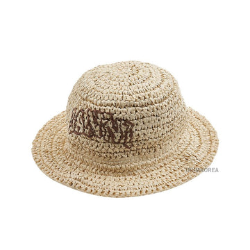 Ganni Women's Straw Bucket Hat A5823 859 105802927