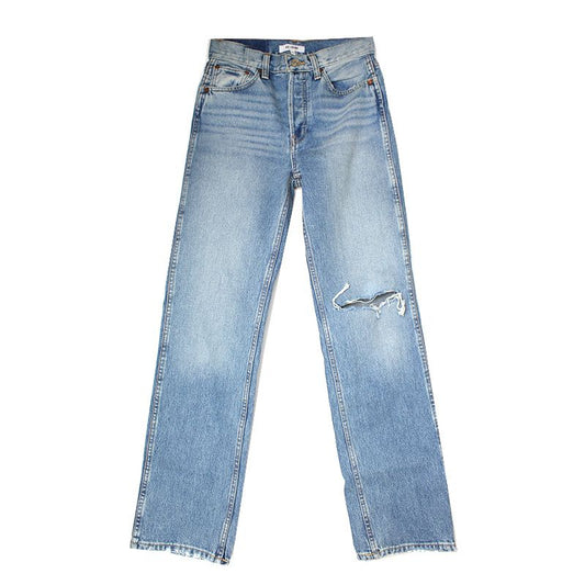 RE DONE Gerade beschädigte Denim-Jeans 55 106185608