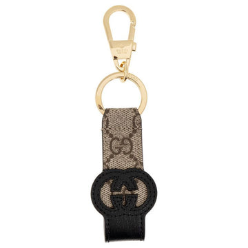 Gucci 24FW GG Cutout Interlocking Keyring Beige Black 701432 K9GSG 9769 110526982