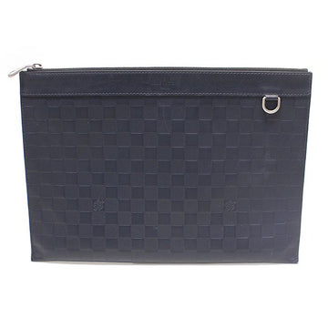 LOUIS VUITTON N60116 Navy Damier Infini Pochette Apollo GM Clutch 35610LV 110645355