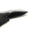 Jimmy Choo JC Monogram Silver Black Glitter Black Leather FARA Handstrap Clutch 54716JI 110645504 [P]