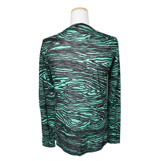 Proenza Schouler Green Stripe T-Shirt 44 110657076