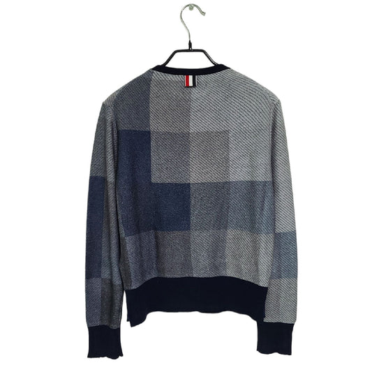 THOM BROWNE 女性のグラデーションチェックニット 876 110754322