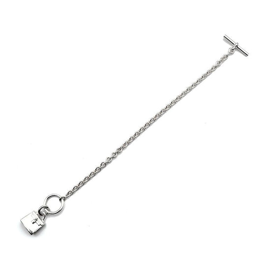 Hermes Kelly Amulet Silver Bracelet L892404 110775882