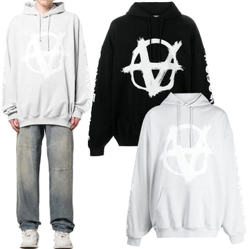 VETEMENTS アナキ ロゴ フード Tシャツ UE54HD260W UE54HD260X 61234931