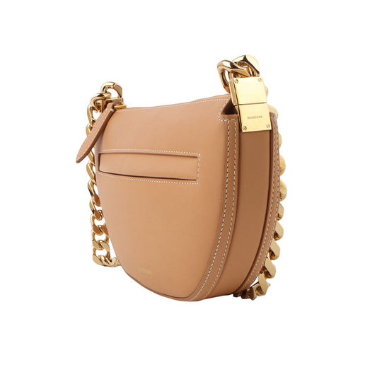 BURBERRY オリンピアレザーゴールドチェーンミニショルダーバッグ 33370K 110780963