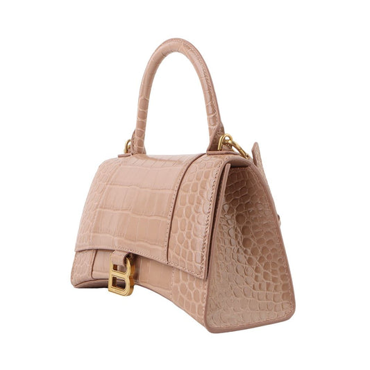 BALENCIAGA 593546 クロコダイル エンボス アワーグラス スモール クロスバッグ 33373K 110781024