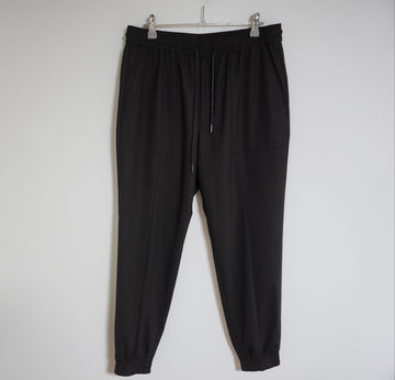Juun.j 46 Black Jogger Wool Pants JC2321P385 110792686