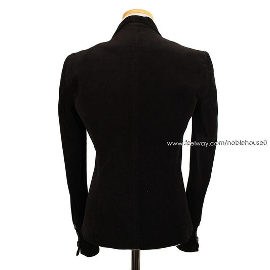 OTHER BRAND Atos Lombardini schwarze gestickte Samtjacke (40) 110798249